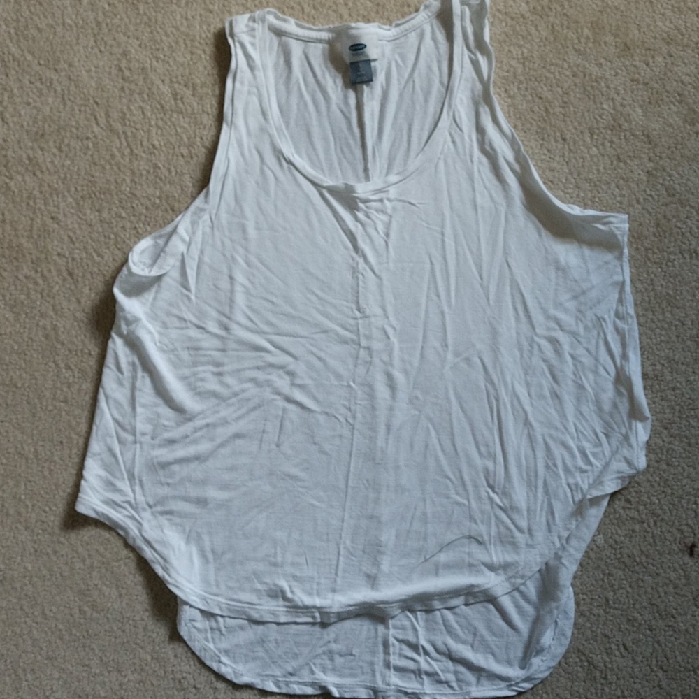 Old Navy LP white fuller tank